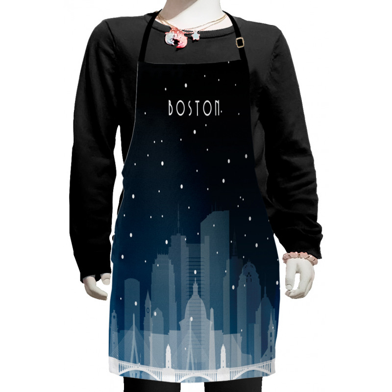 Nocturnal City Concept Kids Apron