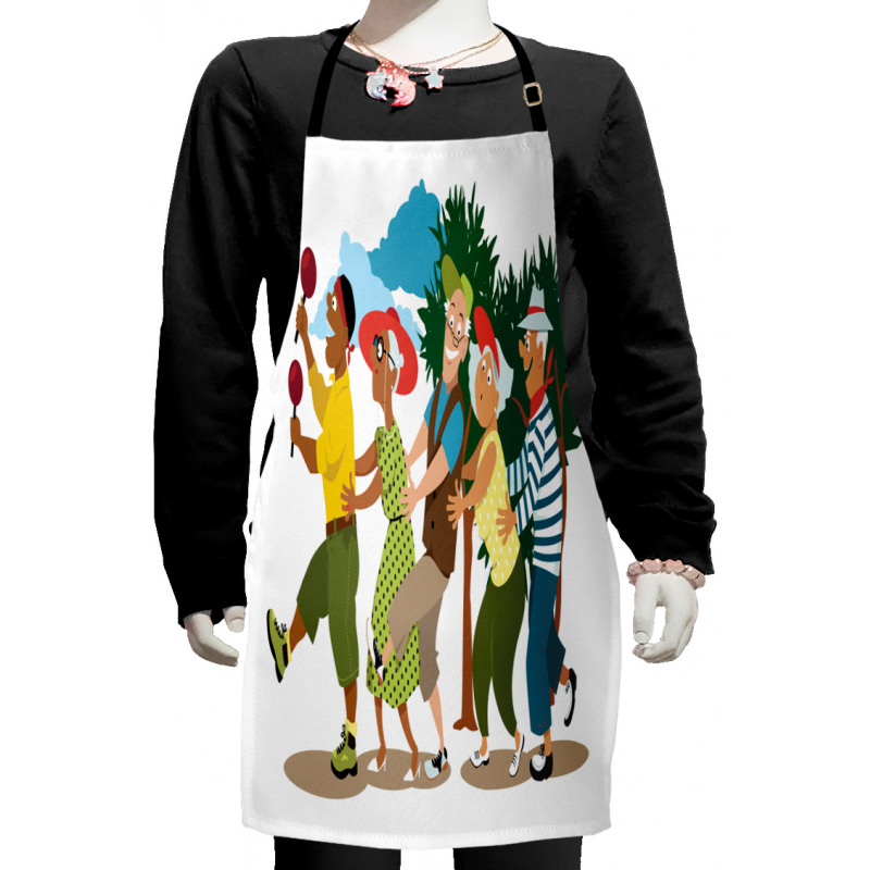 Line Dance Holiday Kids Apron