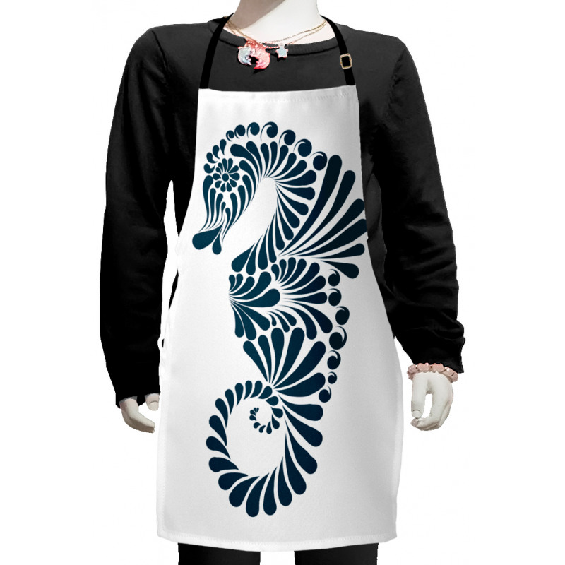 Abstract Curvy Form Kids Apron