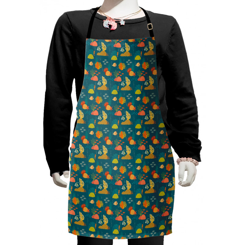 Corals Habitat Kids Apron