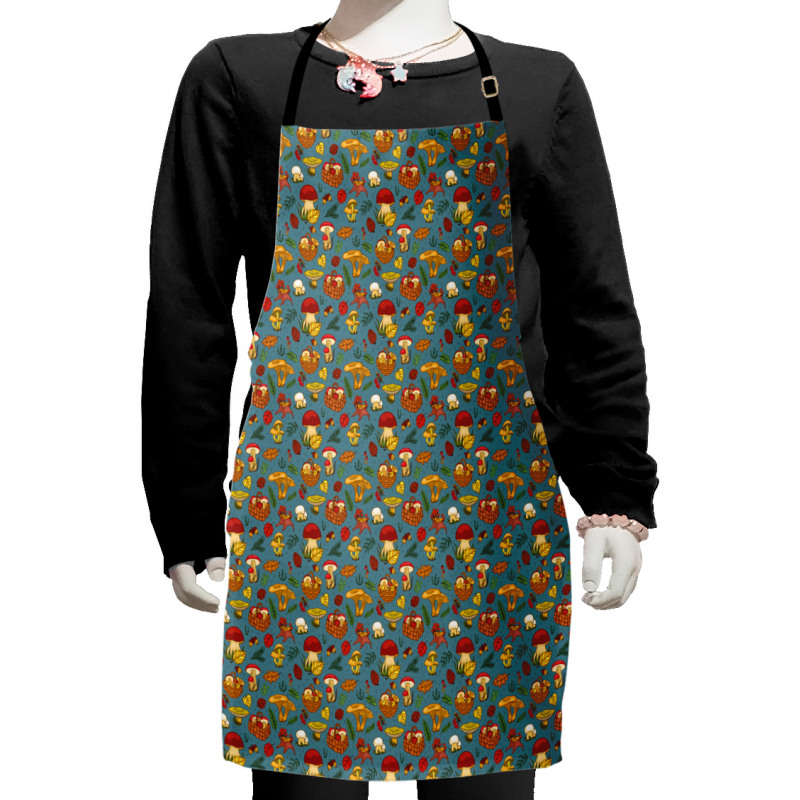 Champignon and Porcini Kids Apron