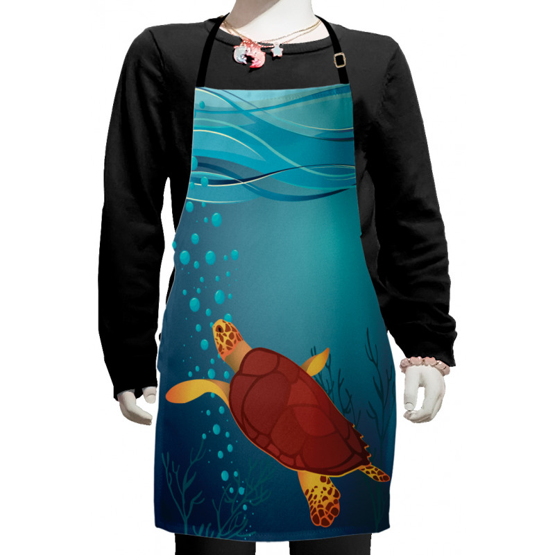 Underwater Composition Kids Apron