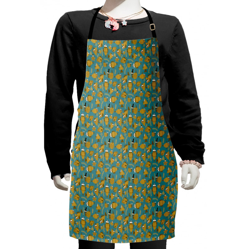 Snail Cartoon Kids Apron