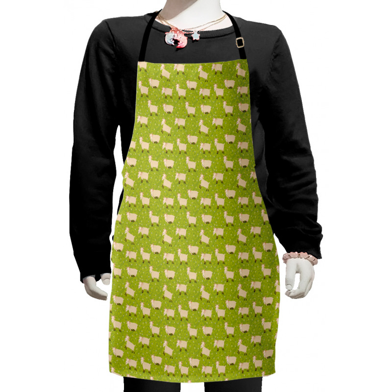 Cattle Characters Ornament Kids Apron