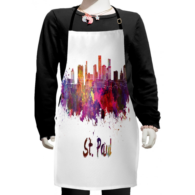 Saint Paul Skyline Kids Apron