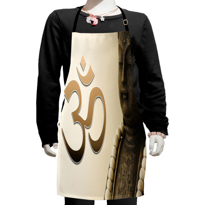 East Asian Ancient Zen Form Kids Apron