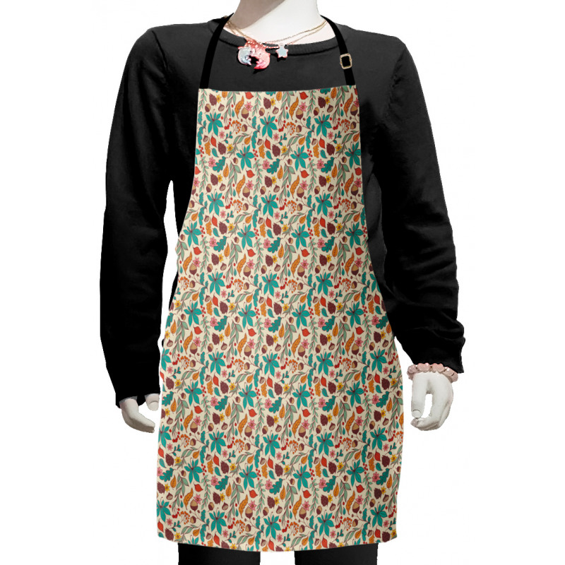 Seasonal Nuts and Berries Kids Apron