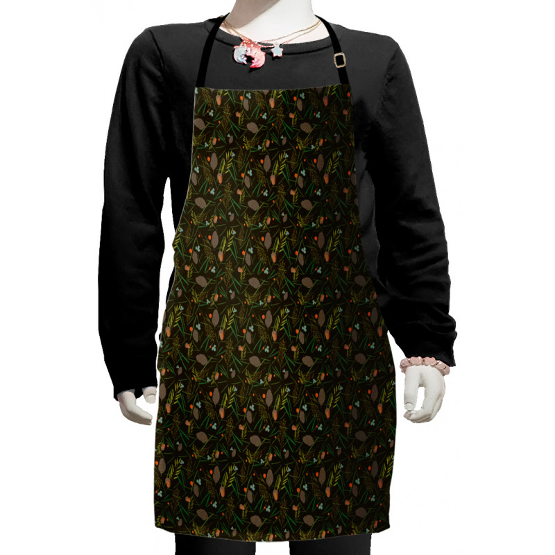 Cones Fir Needles Leaves Kids Apron