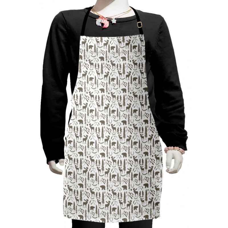 Wild Nature Theme Kids Apron