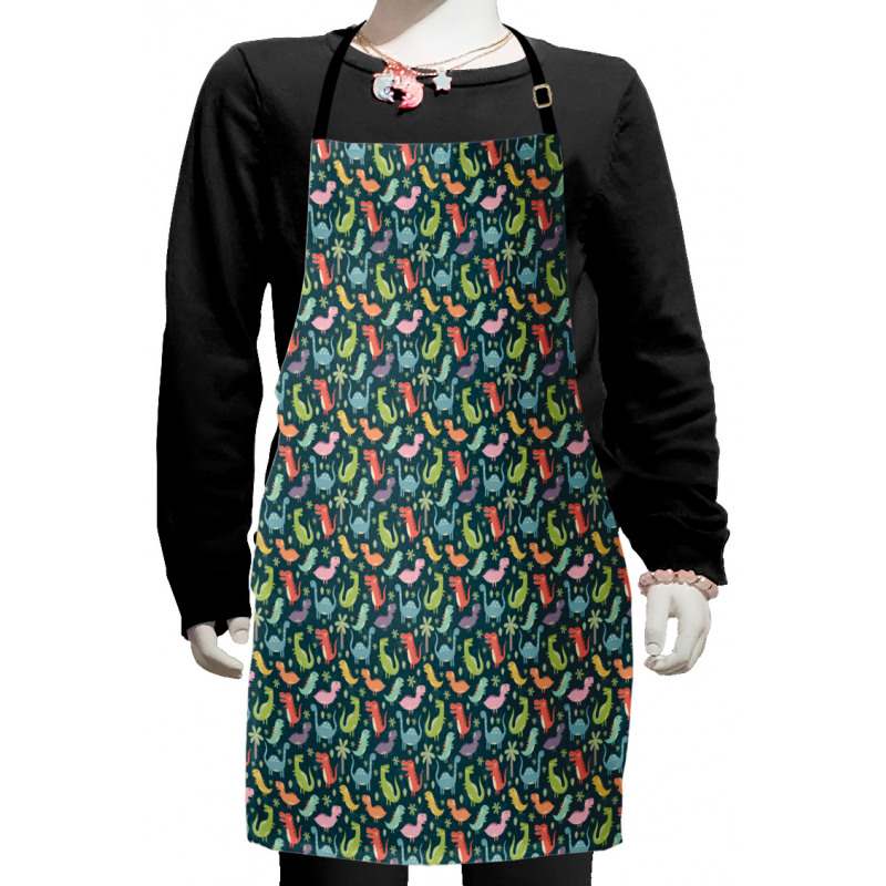 Colorful Jungle Kids Apron