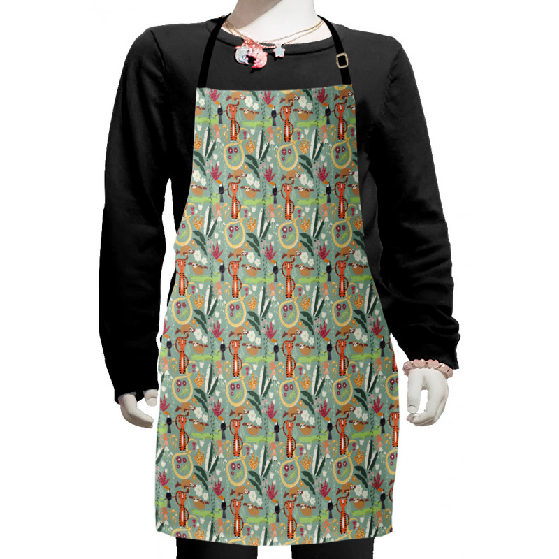 Rain Forest Animals Kids Apron