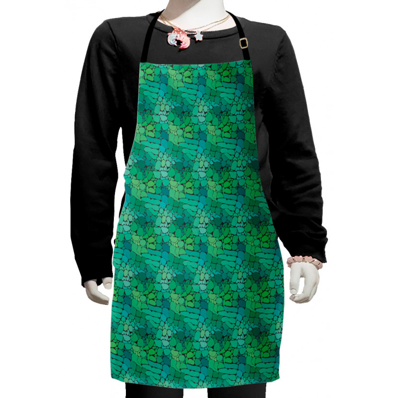 Exotic Crocodile Skin Kids Apron