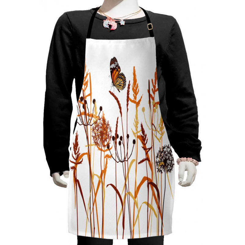 Composition with Leaves Kids Apron