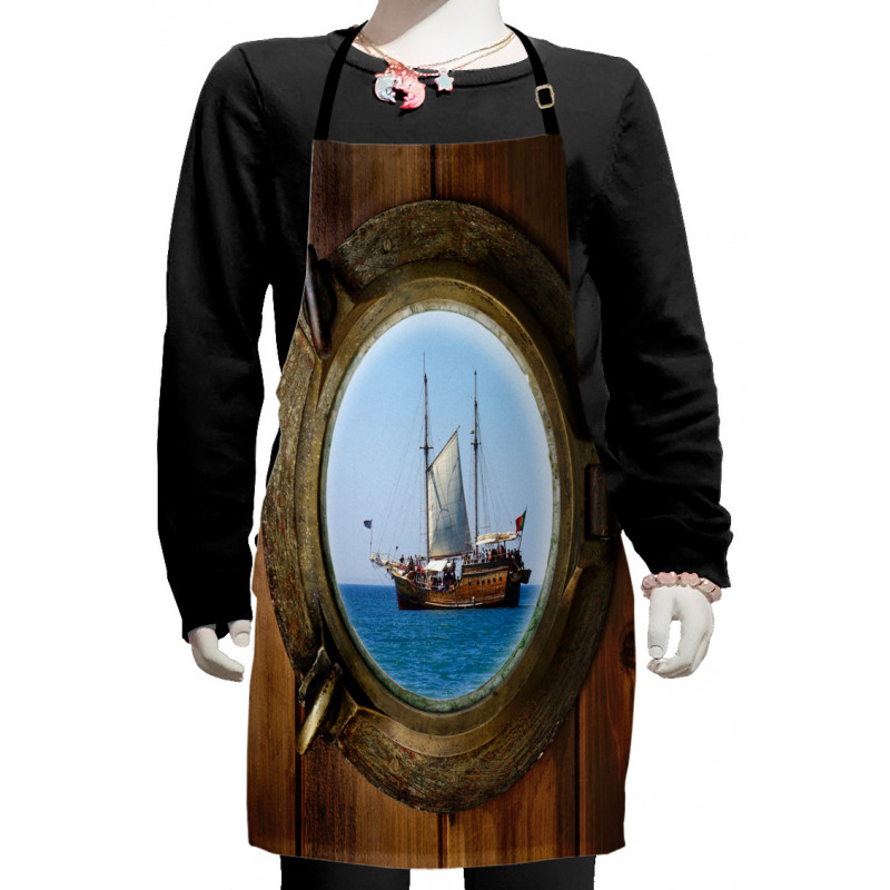 Ship Window with Cruise Kids Apron