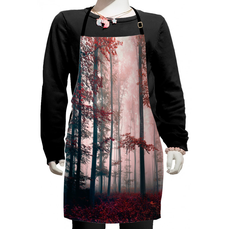 Autumn Fall Nature Woods Kids Apron