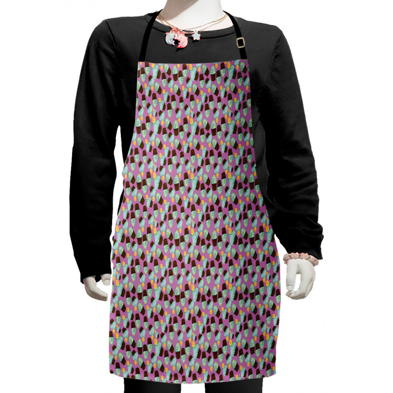 Cake with Blueberry Kids Apron