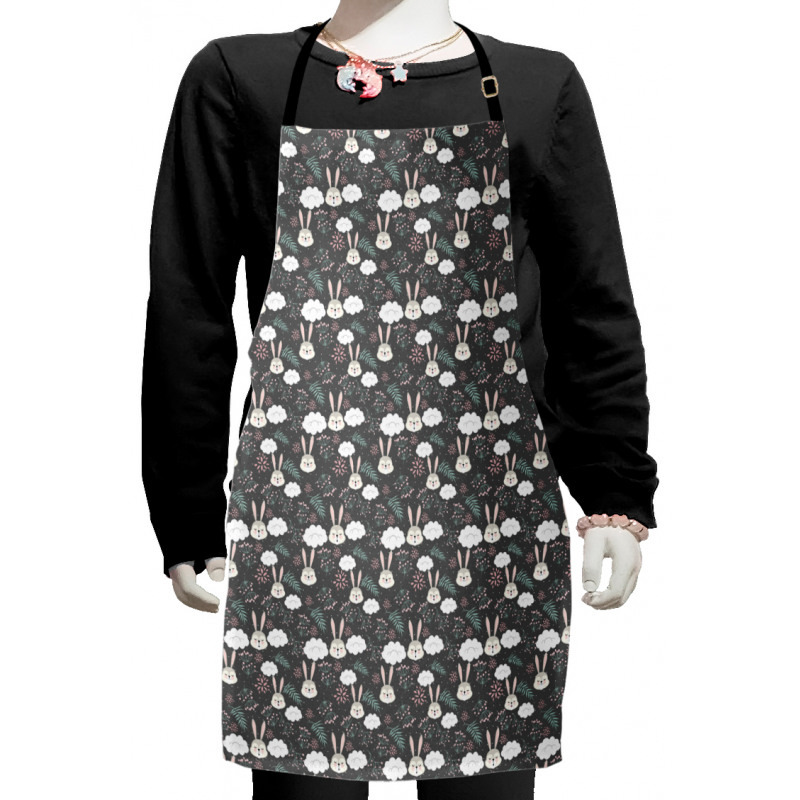 Sleeping Bunnies and Clouds Kids Apron