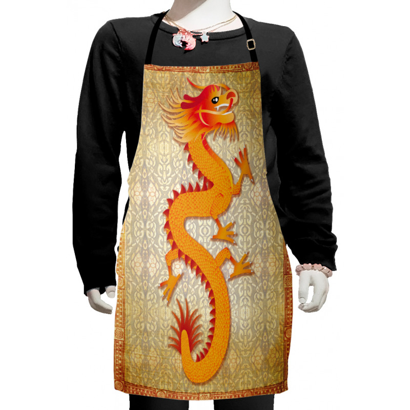 Chinese Folk Elements Kids Apron