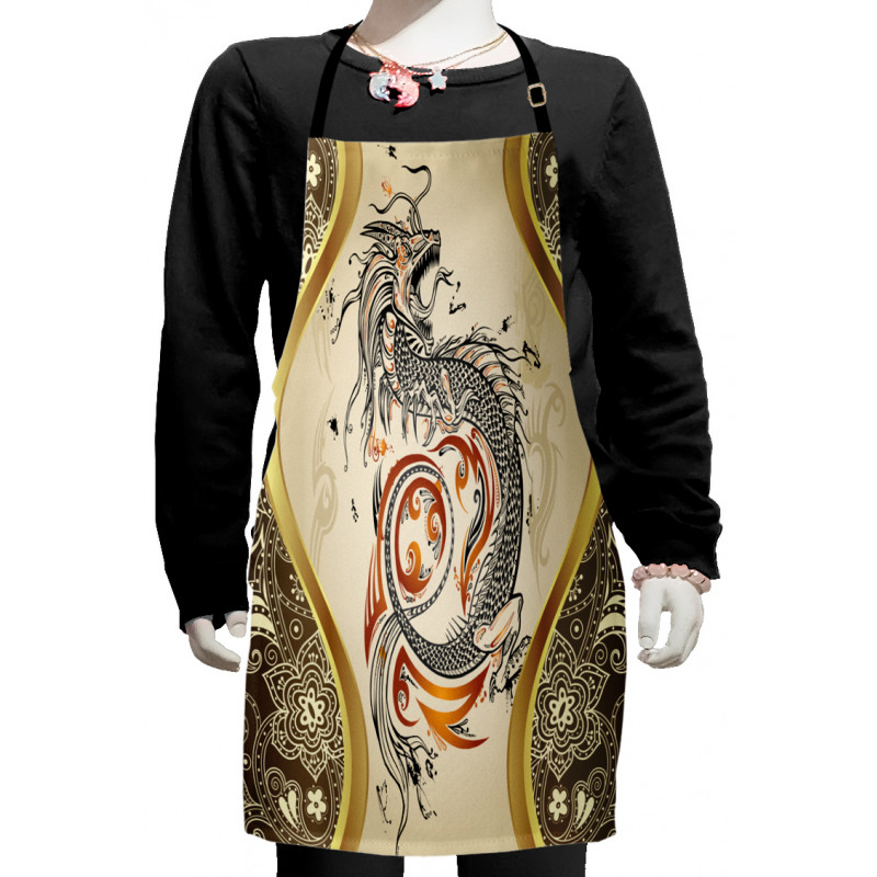 Serpent Mythological Kids Apron