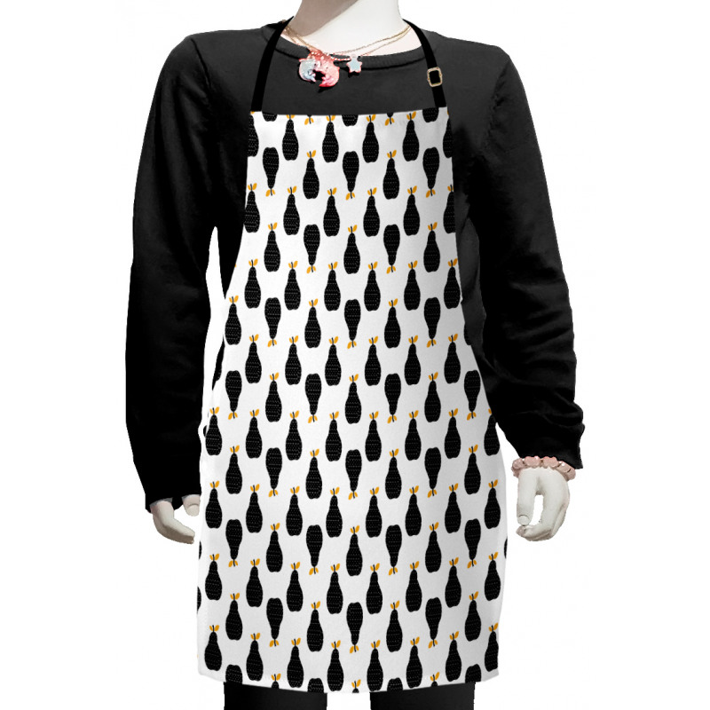 Abstract Silhouette Pattern Kids Apron