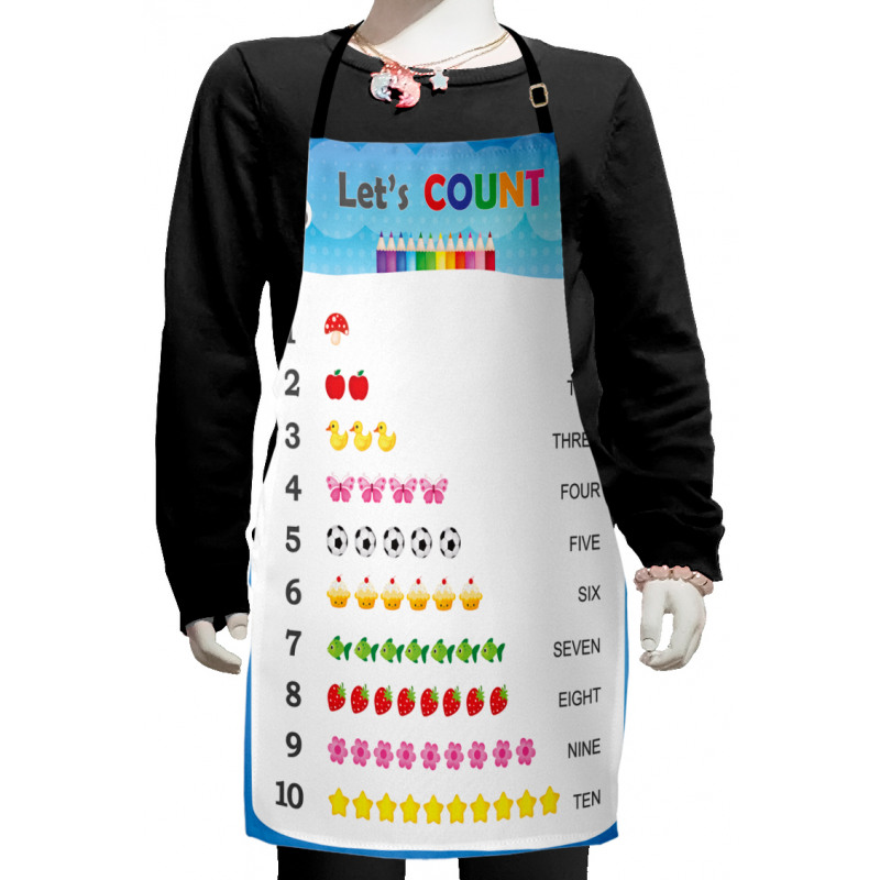 Count to Ten Learning Kids Apron