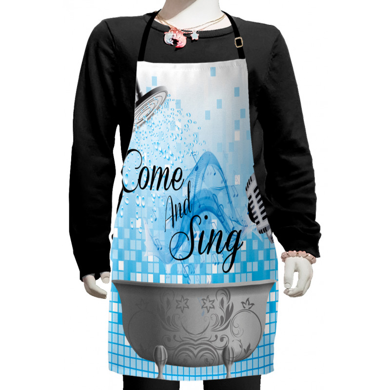 Come and Sing Message Kids Apron