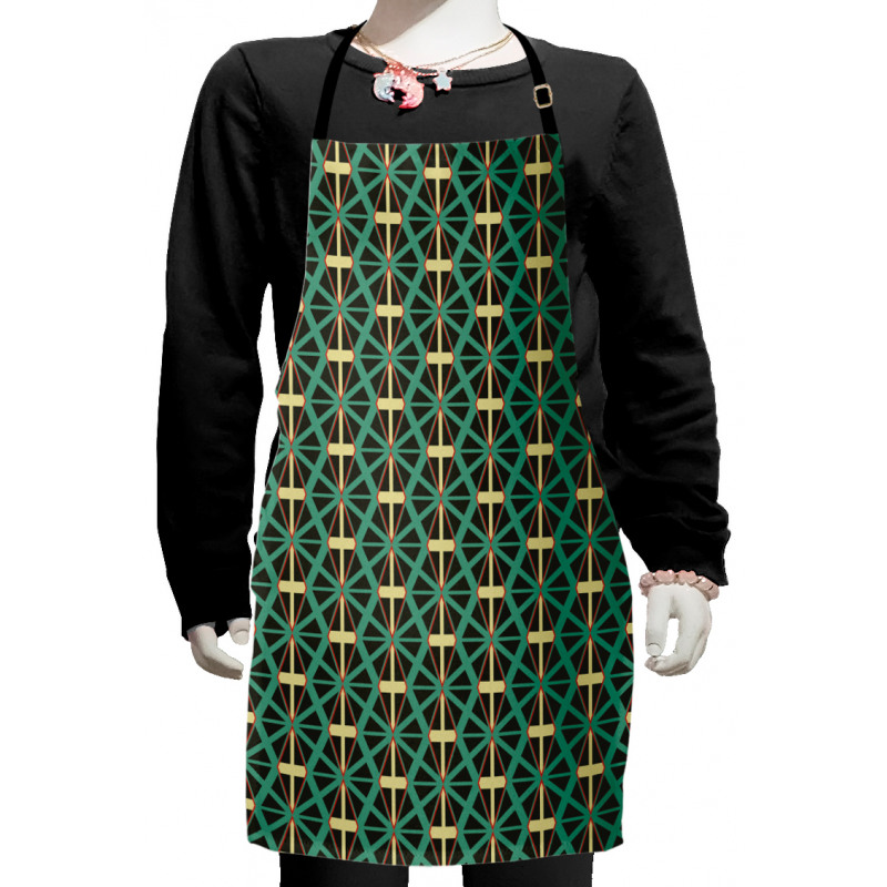 Crossed Mosaic Kids Apron