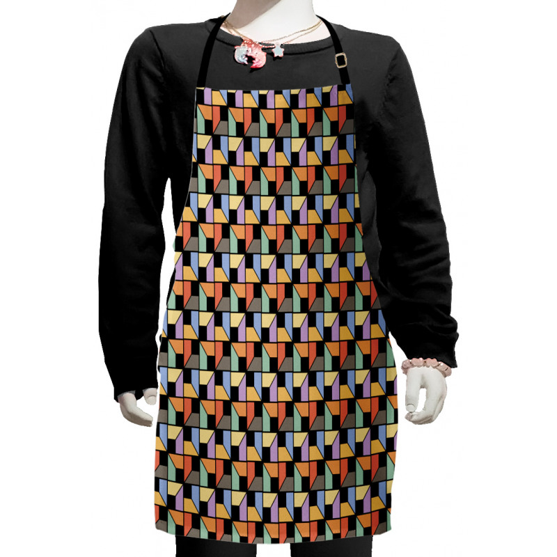 Geometrical Avant Garde Kids Apron