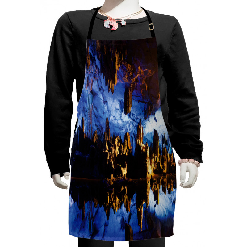 Cave Formation Reflection Kids Apron