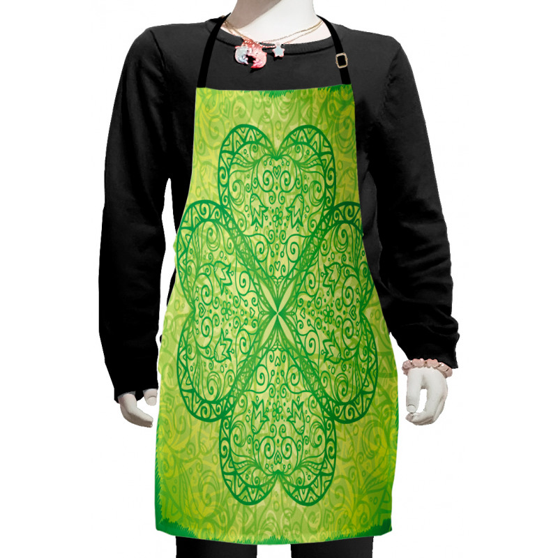 Traditional Heart Motif Kids Apron