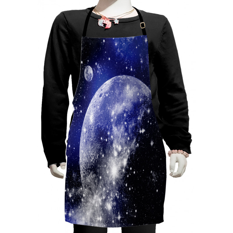 Nebula Galaxy Scenery Kids Apron