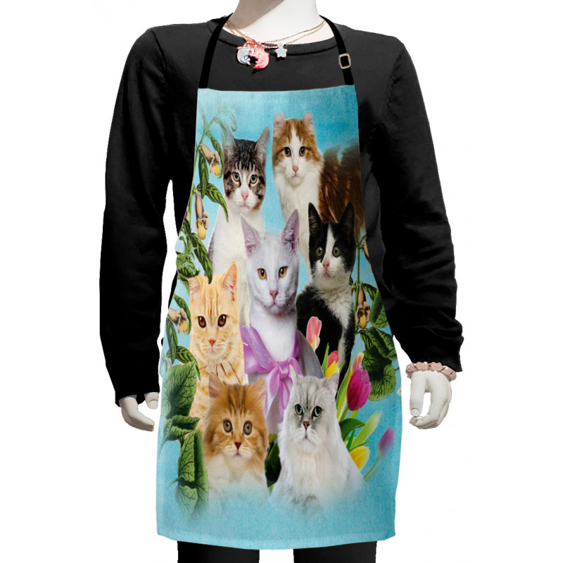 Cats Feline Domestic Kids Apron