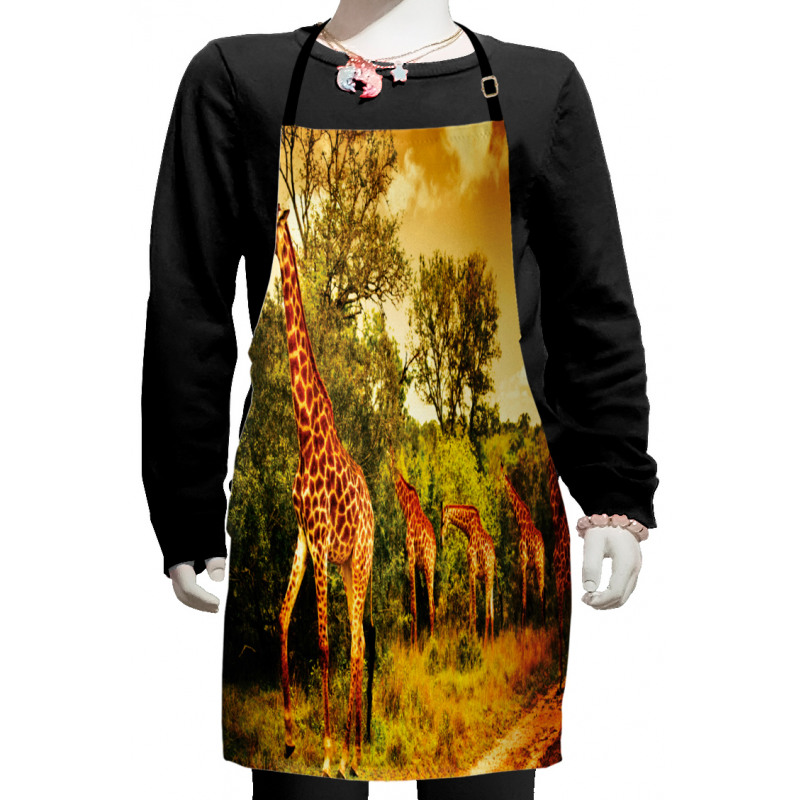 Safari Animals Kids Apron