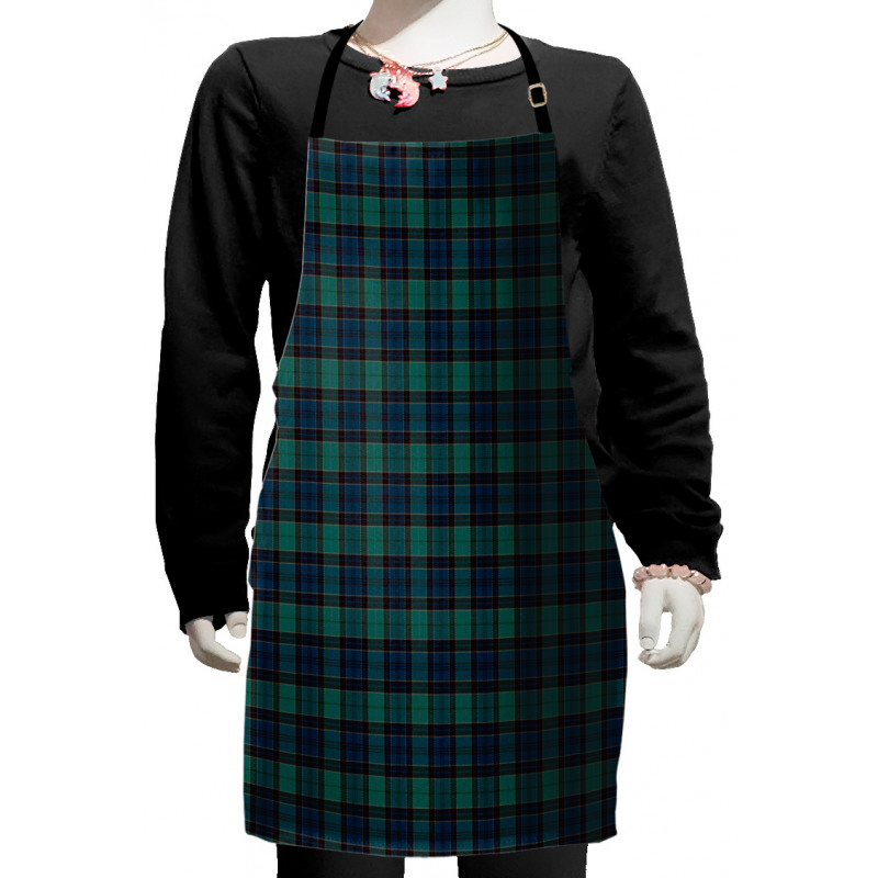 Scottish Folklore Pattern Kids Apron