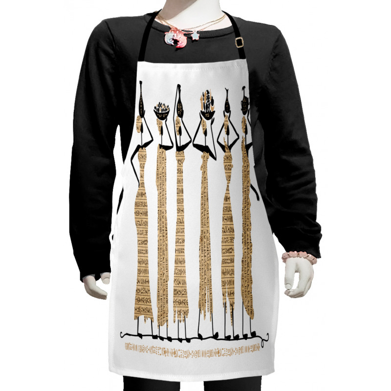 Oriental Woman Design Kids Apron