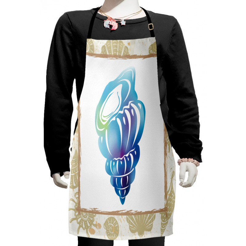 Aquatic Cockleshell Kids Apron