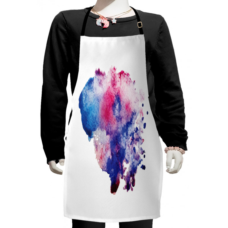 Watercolor Splash Abstract Kids Apron