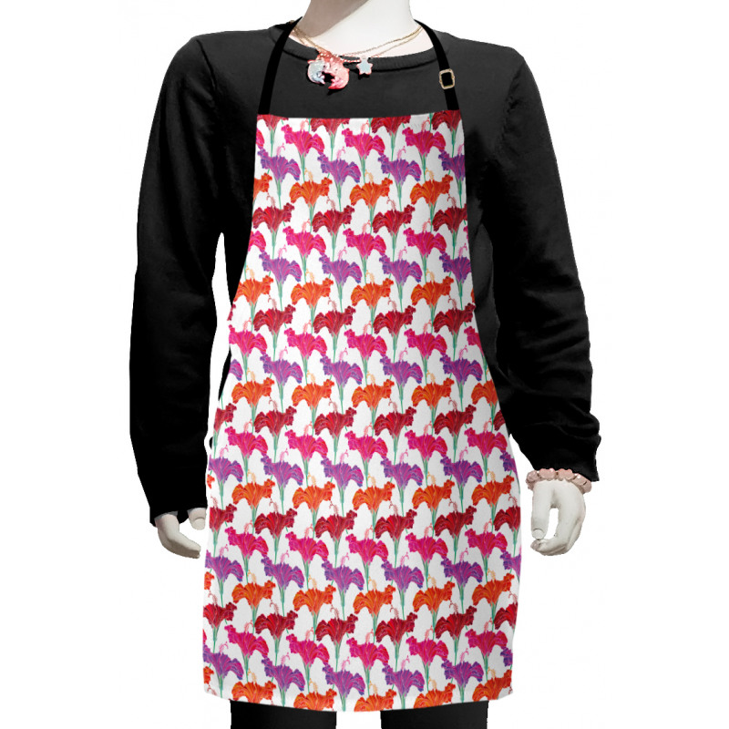 Romantic Petals Design Kids Apron