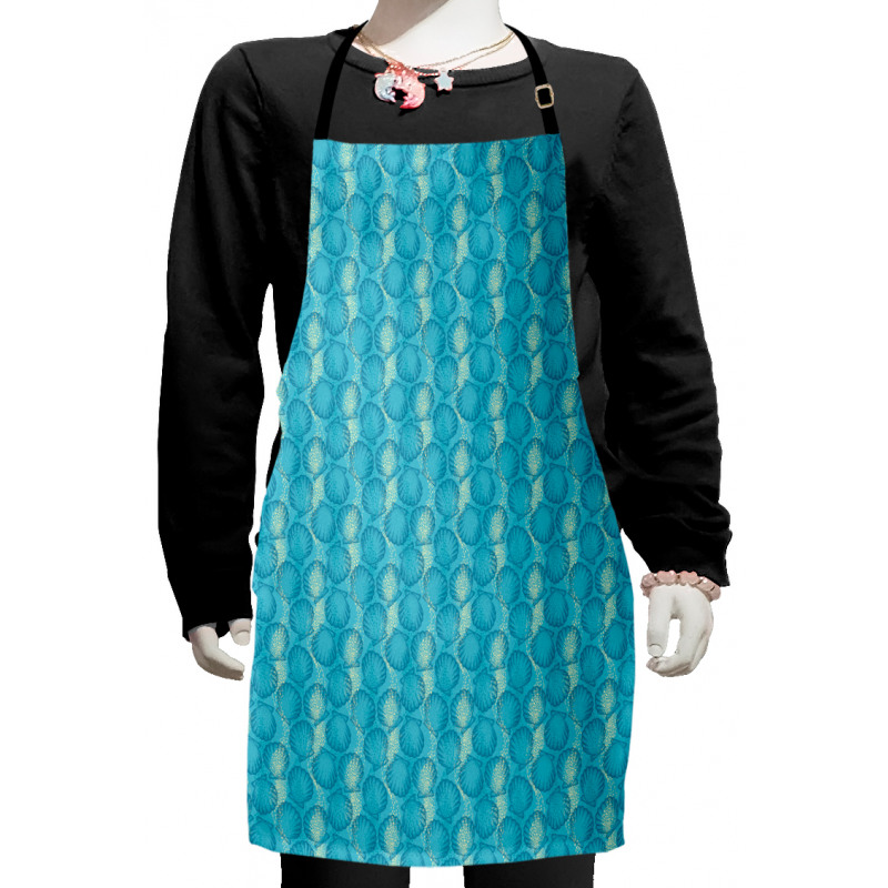 Scallop Sea Shells Aquatic Kids Apron