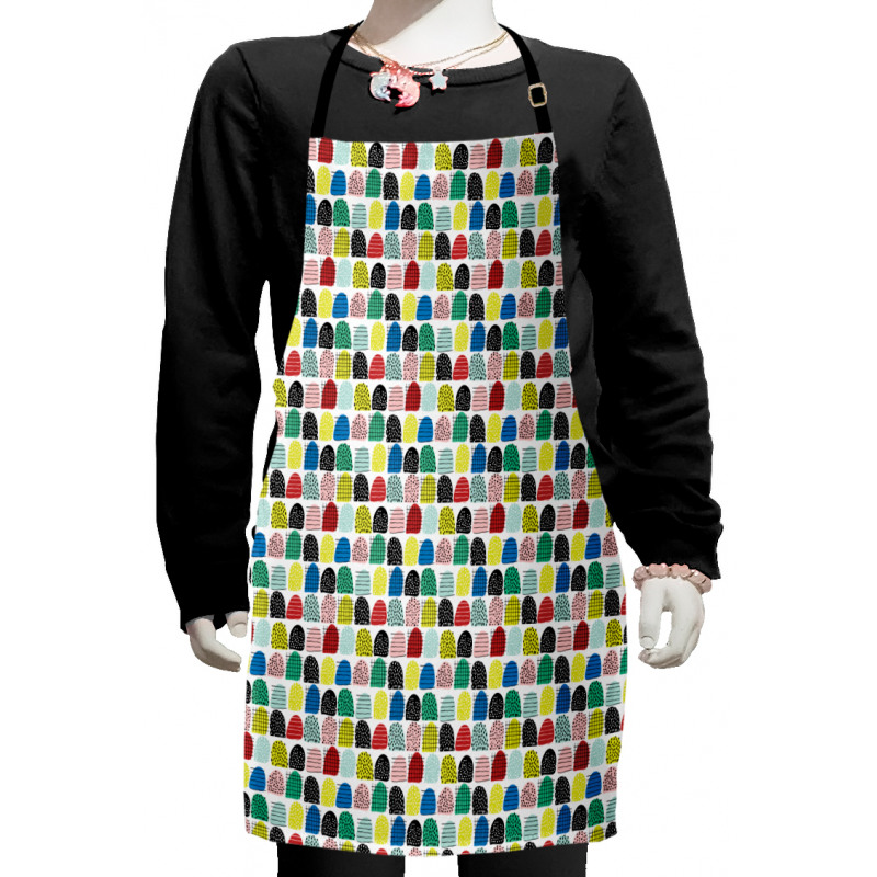 Hand-drawn Shapes Abstract Kids Apron