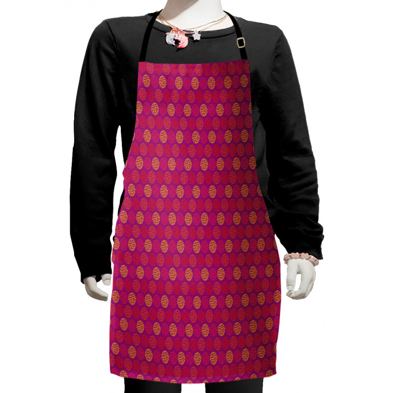 Circles with Polka Dots Kids Apron