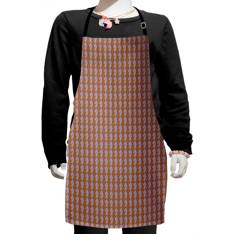 Striped Hexagons Sketchy Kids Apron