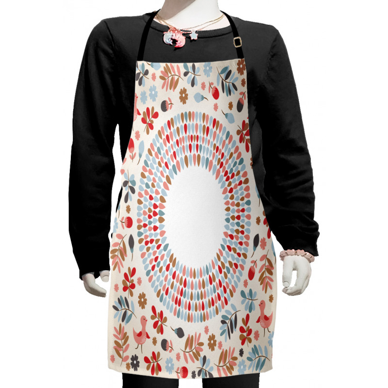 Botany and Birds Art Kids Apron