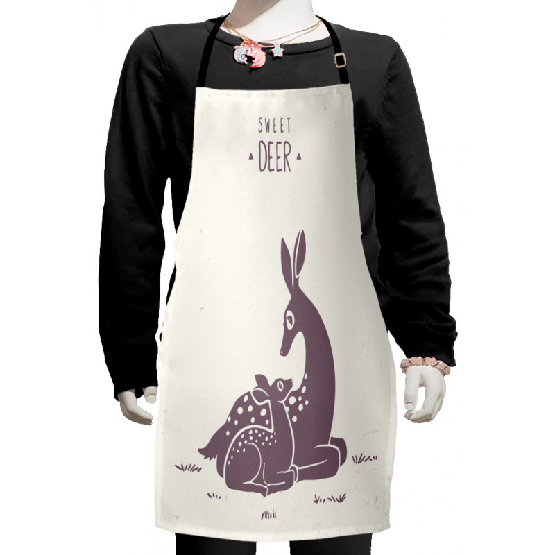 Mothers Day Art with a Words Kids Apron