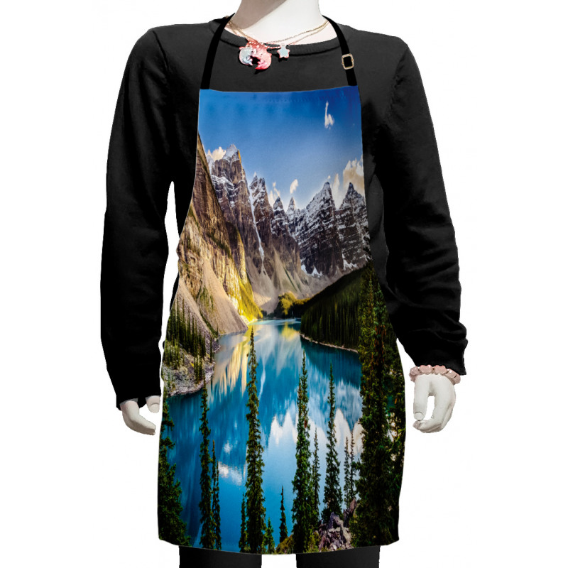 Canada Landscape Lake Photo Kids Apron