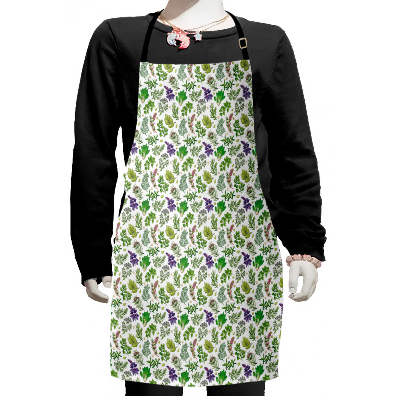 Vegetarian Diet Items Kids Apron