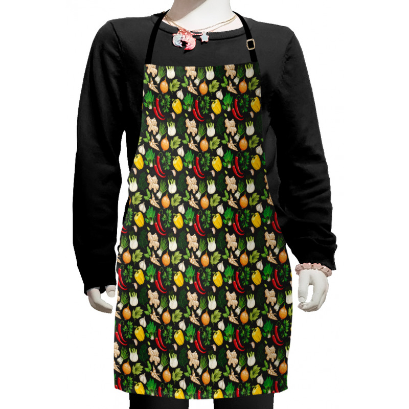 Cuisine Vegan Diet Foods Kids Apron