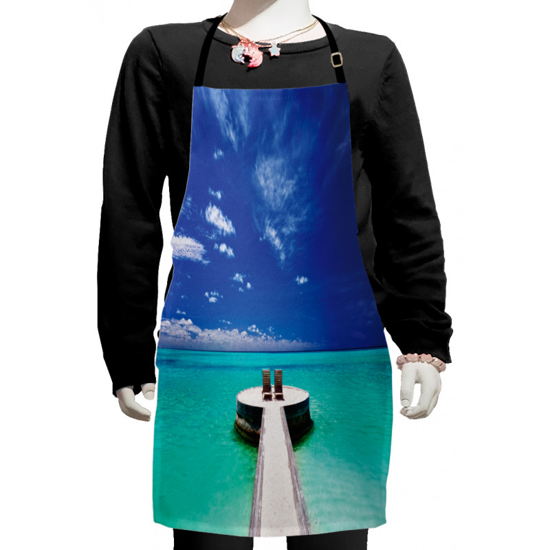 Lagoon Honeymoon Sea Kids Apron