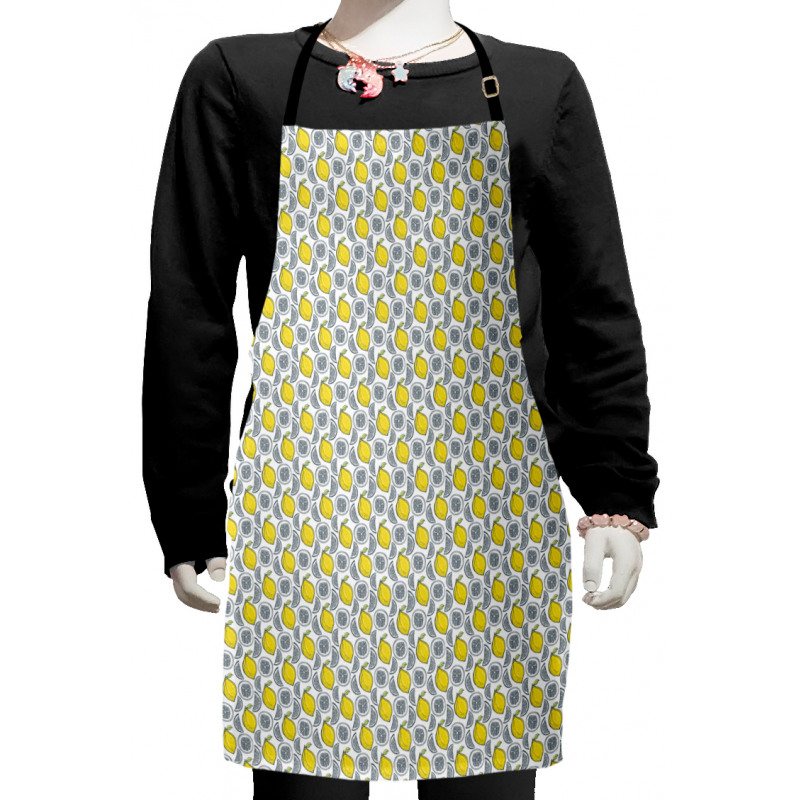 Hand Drawn Lemons Kids Apron