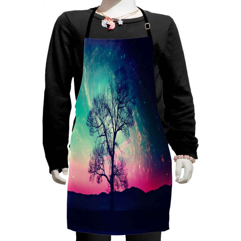 Aurora Borealis Kids Apron